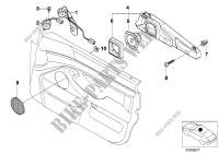 Einzelteile HiFi System Tür vorne für BMW 525d