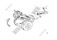 Hinterradbremse Trommelbremse für BMW 700LS