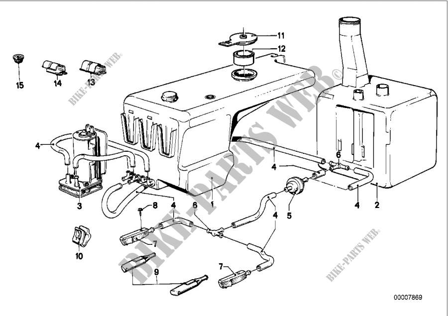 Einzelteile Scheinwerferwaschanlage für BMW 732i