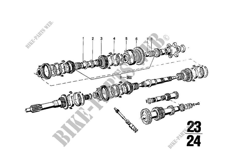 Getrag 235 Radsatzteile/Reparatursätze für BMW 2000