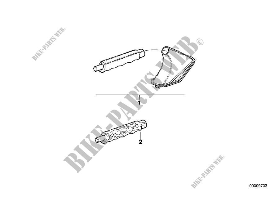 Handbremsgriff/Abdeckung Leder für BMW 540i