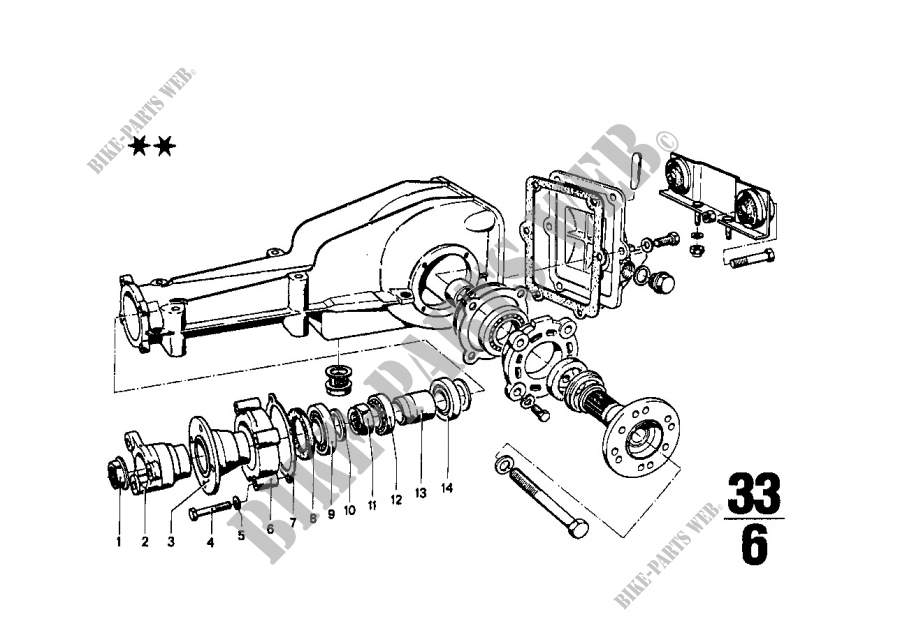 Hinterachsgetriebe Einzelteile für BMW 2000tilux