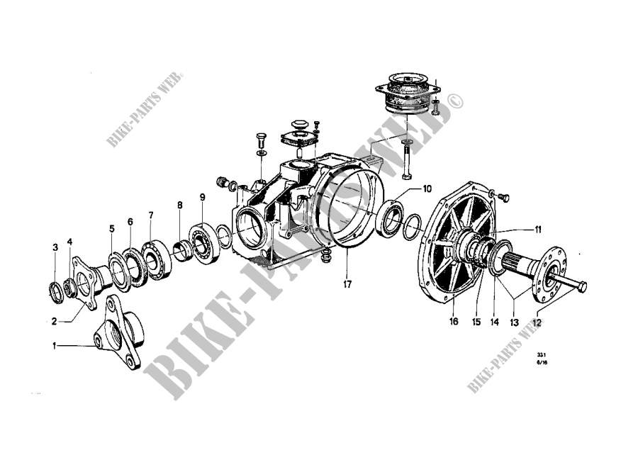 Hinterachsgetriebe Einzelteile für BMW 2000tilux