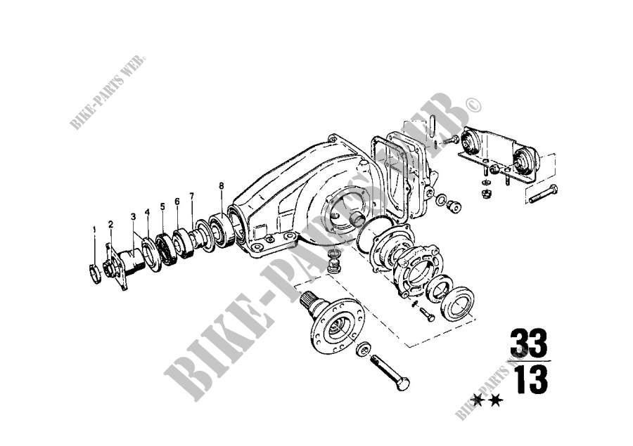 Hinterachsgetriebe Einzelteile für BMW 1600ti