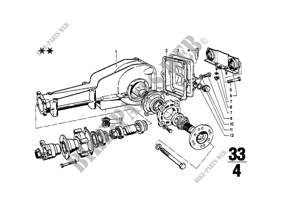 Hinterachsgetriebe Gehäuse/Deckel für BMW 2000