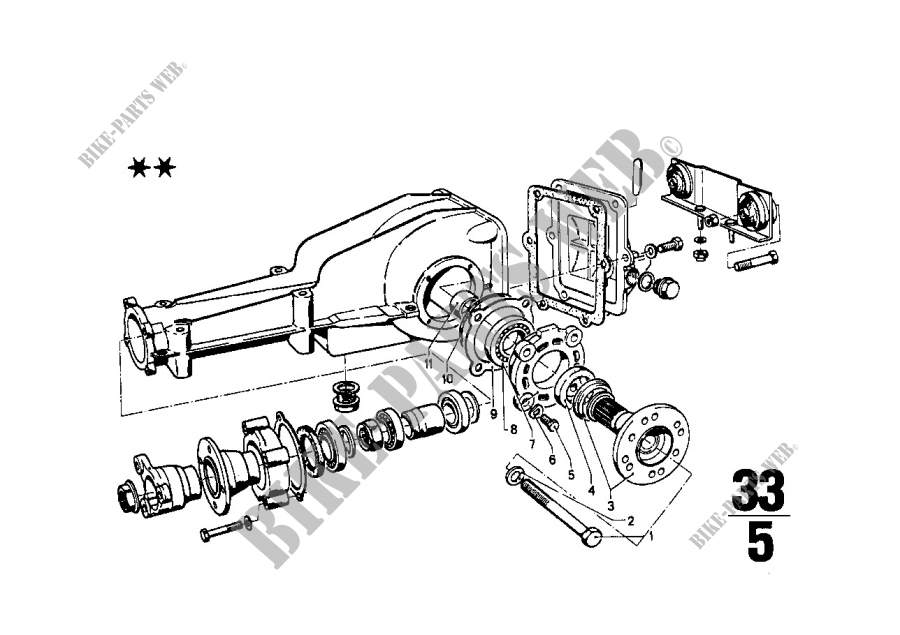 Hinterachsgetriebe Gehäuse/Deckel für BMW 2000tilux