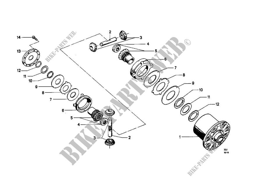 Hinterachsgetriebe Sperreinsatz für BMW 2000