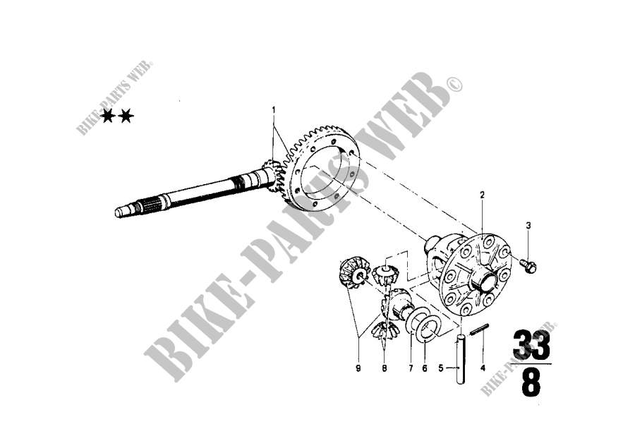 Hinterachsgetriebe Tellerrad Einbaut. für BMW 1602