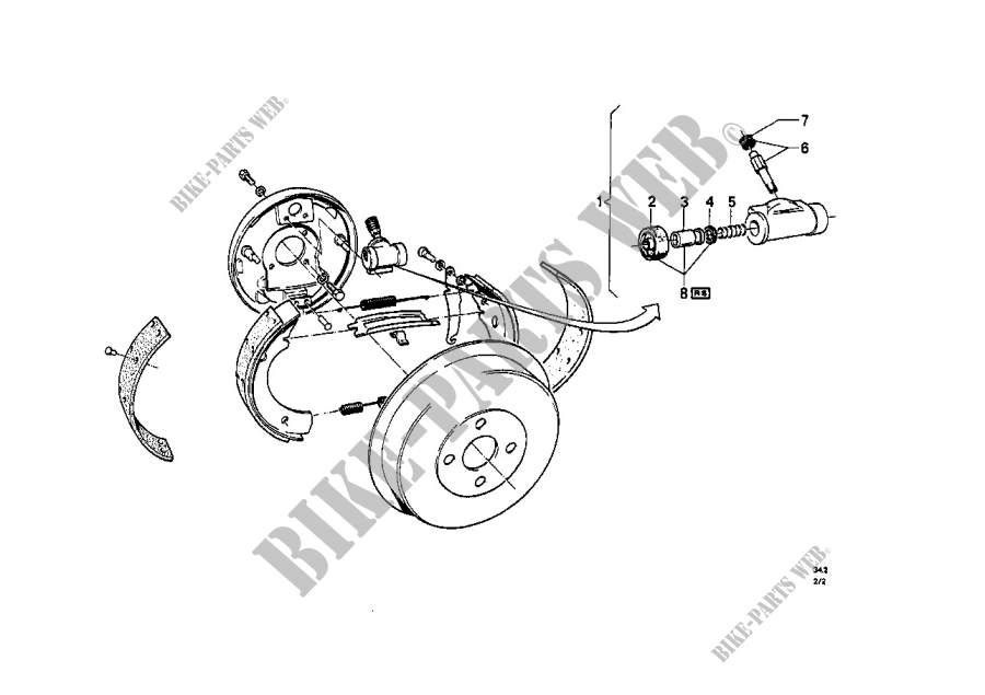 Hinterradbremse für BMW 2000tilux