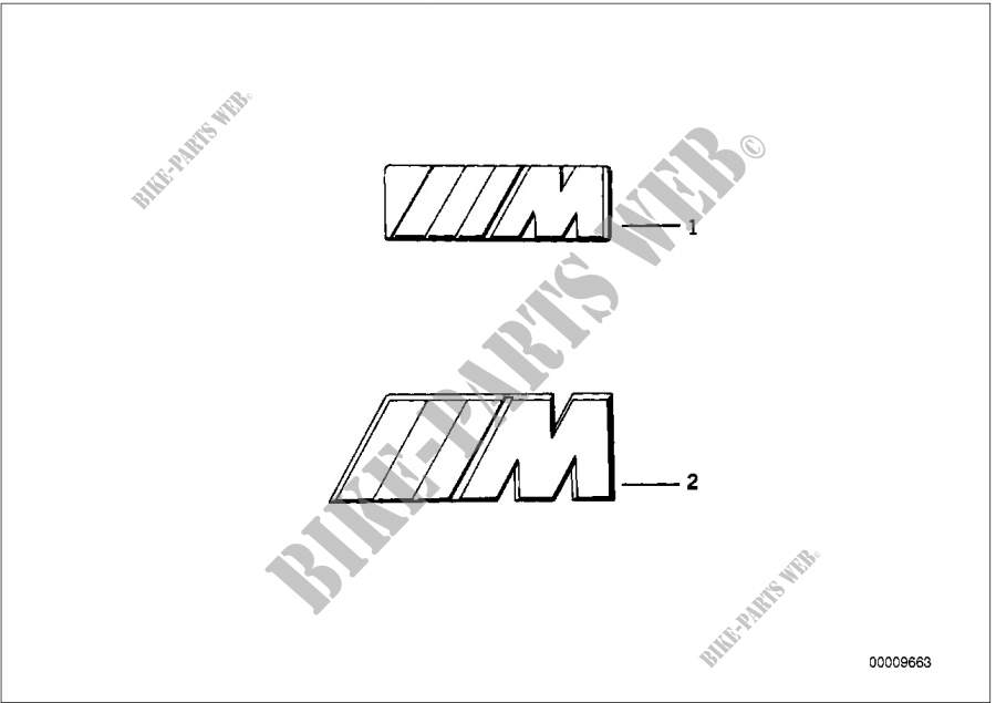 M Emblem für BMW 316i
