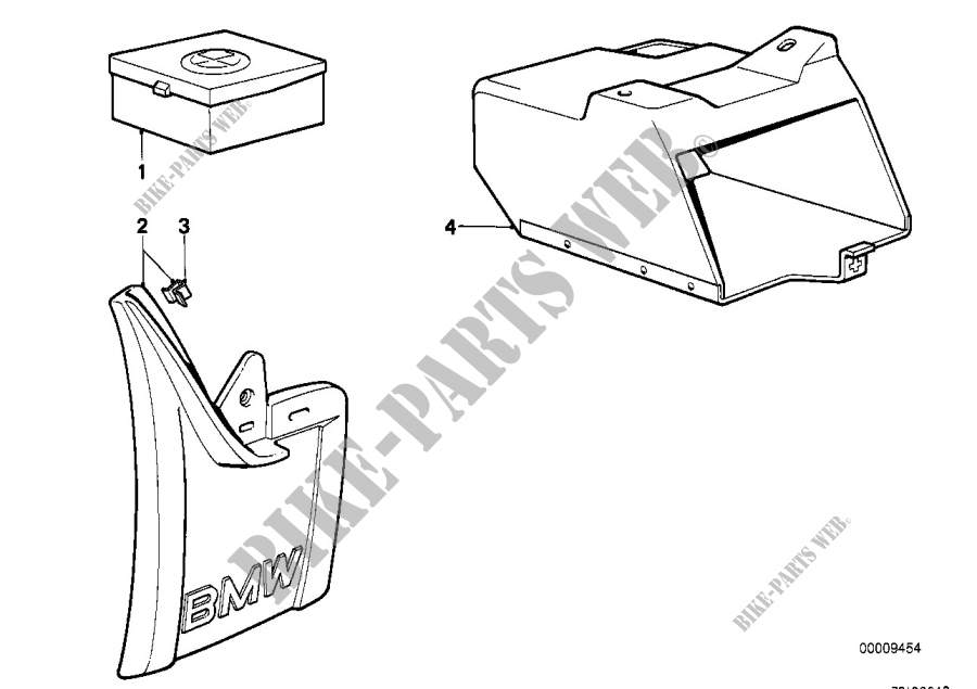 Schmutzfänger/Ersatzlampenbox für BMW 520
