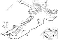 Kraftstoffleitung/Befestigungsteile für BMW 320Ci