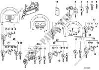 Türgriff vorne/Verschluss/Schlüssel für BMW Z3 2.8 1997