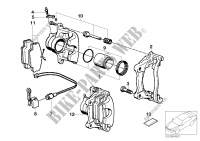 Vorderradbremse Bremsbelag Fühler für BMW 320i