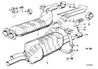Abgasanlage ohne Katalysator für BMW 635CSi
