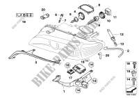 Einzelteile Scheinwerfer Xenon / ALC für BMW 316Ci