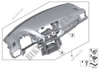Verkleidung Instrumententafel für BMW X1 18i
