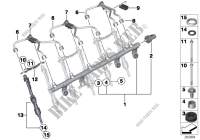 Hochdruckrail/Injektor/Leitung für BMW 335i