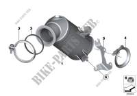 Katalysator motornah für BMW M235iX