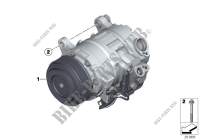 Klimakompressor/Anbauteile für BMW X5 25d