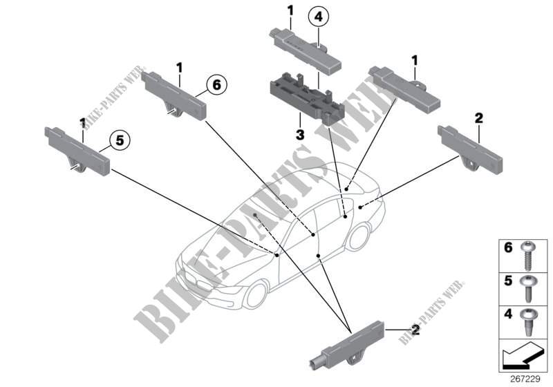 Einzelteile Antenne Komfortzugang für BMW 440i