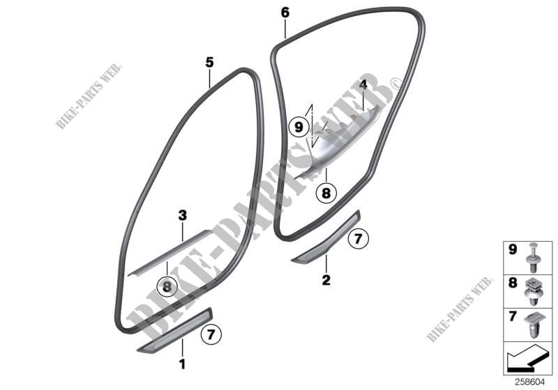 Kantenschutz / Blende Einstieg für BMW 440i