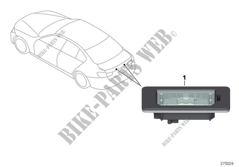 LED Kennzeichenleuchte für BMW 440i