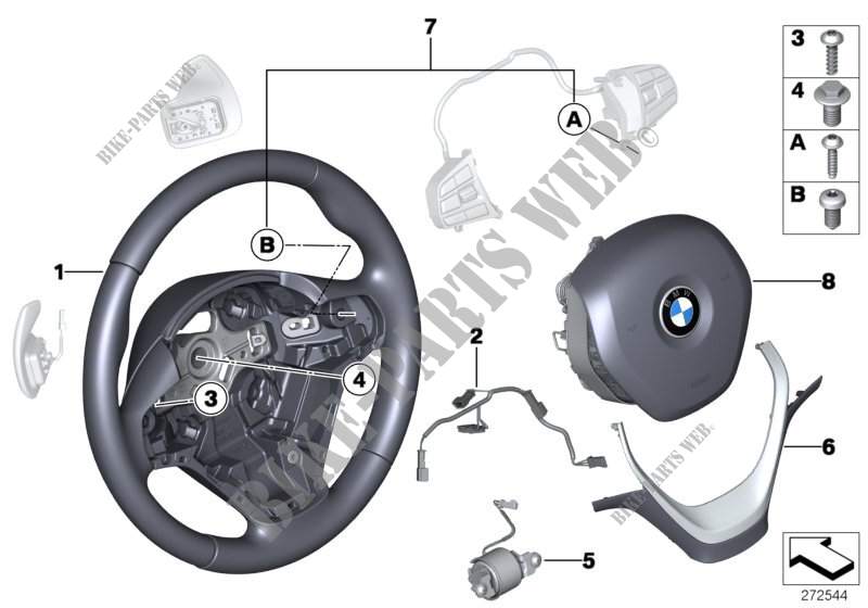 Sportlenkrad Airbag Multif./ Paddles für BMW 440i