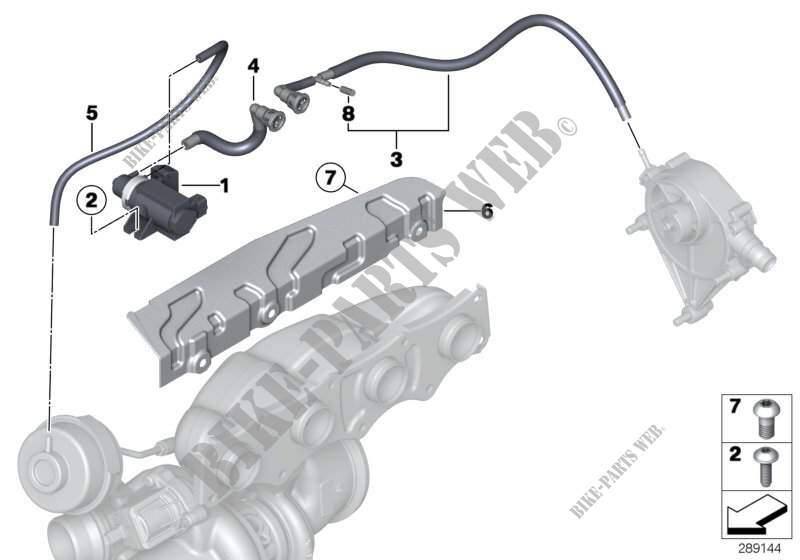 Unterdrucksteuerung Turbolader für BMW 320iX