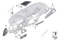 Anbauteile Instrumententafel oben für BMW M235i