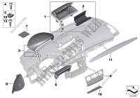Anbauteile Instrumententafel oben für BMW 120i