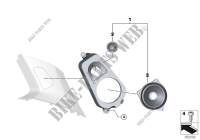 High End Sound System D Säule für BMW X6 M50dX