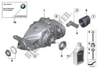 Hinterachsgetriebe An /Abtrieb Allrad für BMW X3 20dX