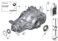 Hinterachsgetriebe Antrieb/Abtrieb für BMW Hybrid 7
