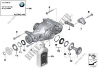 Hinterachsgetriebe Antrieb/Abtrieb für BMW 320xd