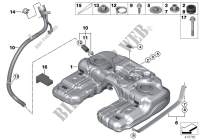 Kraftstoffbehälter/Anbauteile für BMW X5 3.0d