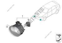 Nebelscheinwerfer für BMW X5 50iX 4.4