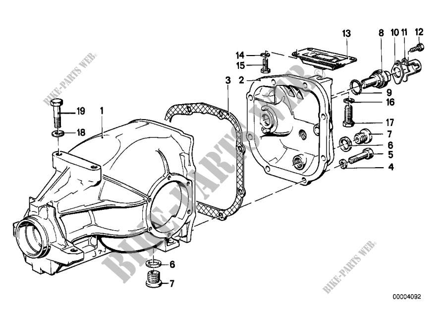 Getriebegehäuse Deckel/Impulsgeber für BMW 628CSi