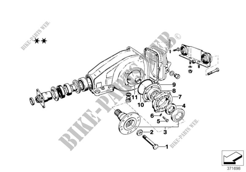 Hinterachsgetriebe Gehäuse/Deckel für BMW 1600