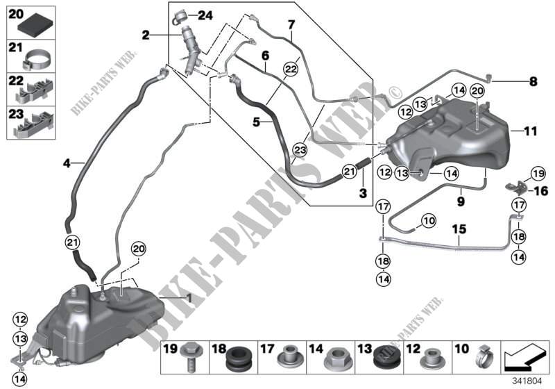 SCR Behälter / Anbauteile / Leitungen für BMW 425d