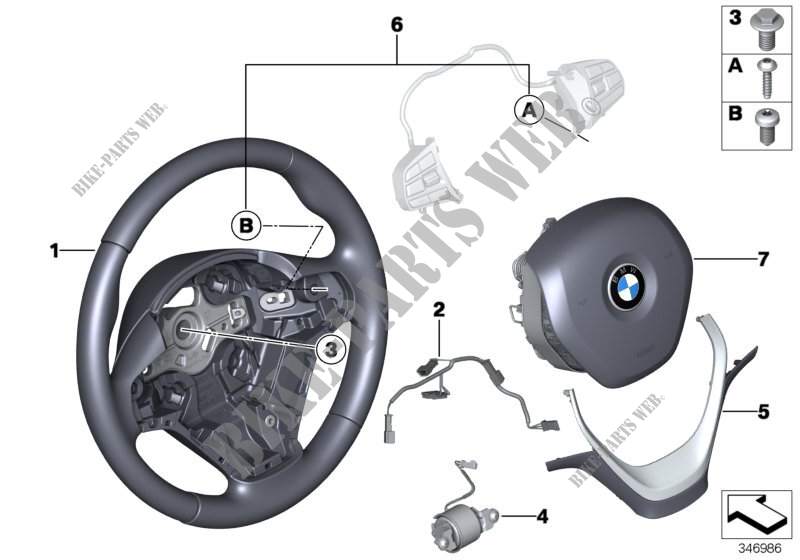 Sportlenkrad Airbag Leder für BMW 425d