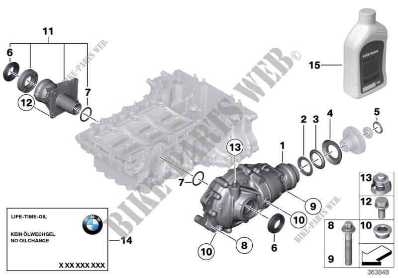 Vorderachsgetriebe Einzelteile Allrad für BMW 430dX