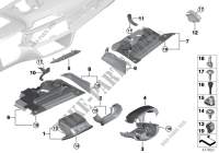 Anbauteile Instrumententafel unten für BMW 725Ld