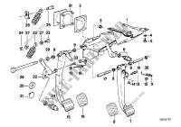 Fusshebel/Bremslichtschalter für BMW M3
