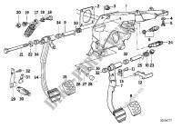 Fusshebel/Bremslichtschalter für BMW 740iL