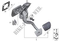 Fusshebelwerk Automatikgetriebe für BMW X3 25dX (TX55)