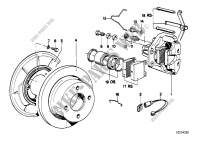 Hinterradbremse Bremsbelag Fühler für BMW 323i