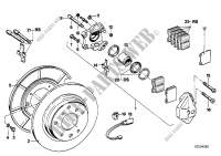 Hinterradbremse Bremsbelag Fühler für BMW 528i