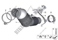 Katalysator motornah für BMW X3 20i