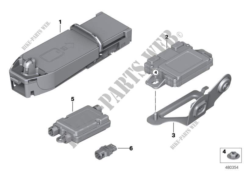 Einzelteile Telefonie Wireless Charging für BMW 440i
